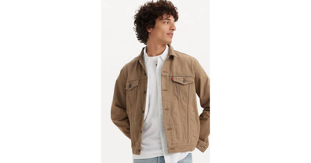 Levi s Trucker Jacket in Black for Men Lyst UK
