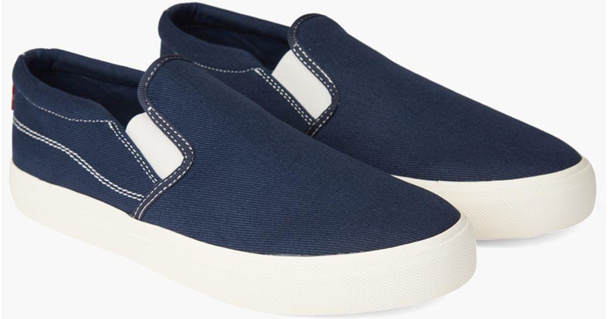 levi's slip on sneakers