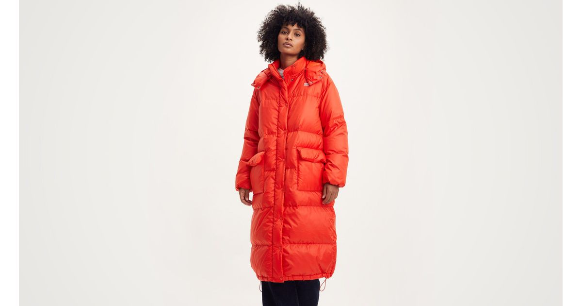 Levi's Sleeping Bag Puffer in Red | Lyst UK