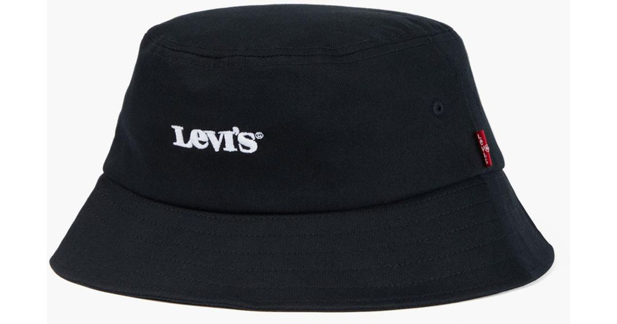 Modern Vintage Logo Bucket Hat Negro Levi's de hombre de color Negro Lyst
