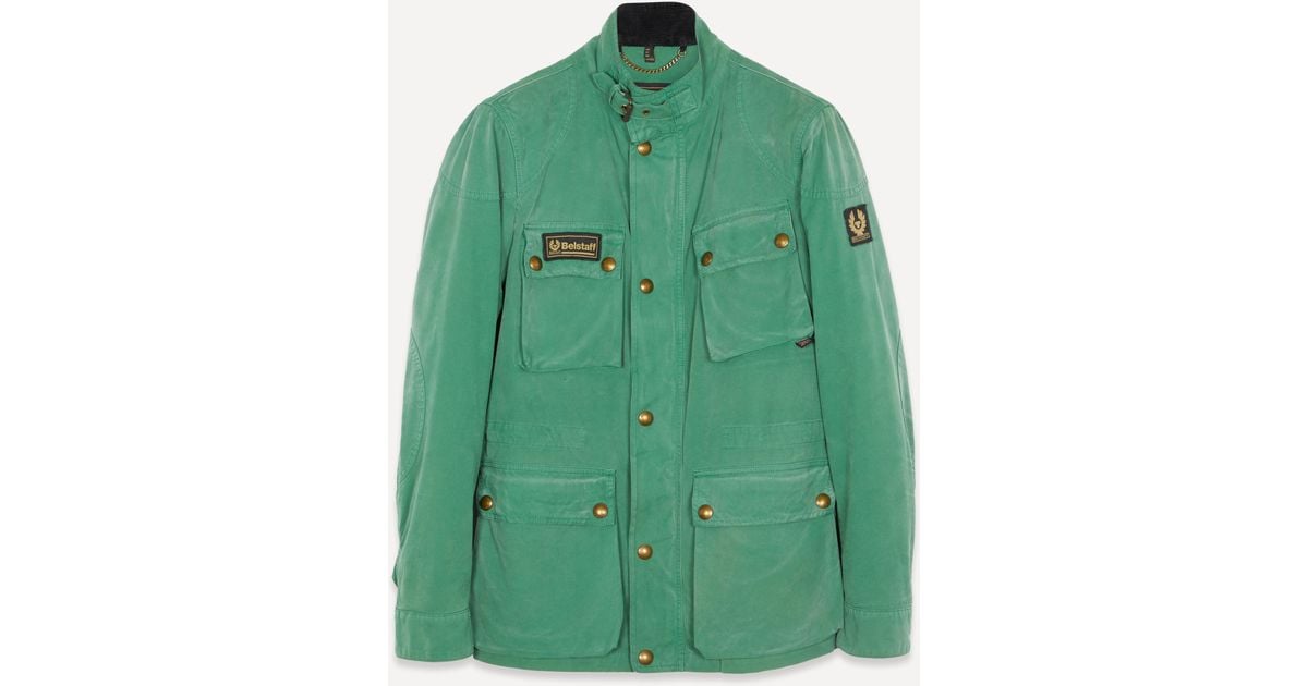 Belstaff Fieldmaster Vintage Cotton Jacket in Green for Men Lyst Canada