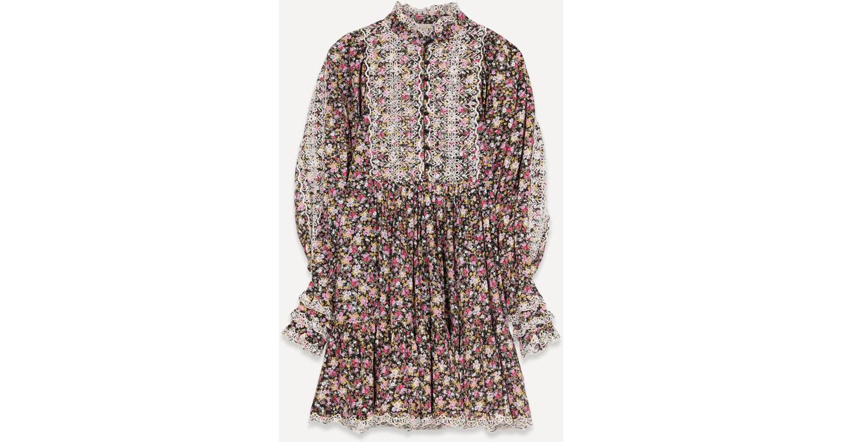 byTiMo Cotton Slub Flowers Shift Dress 