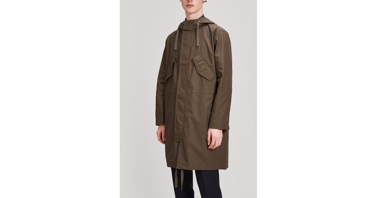 long cotton parka