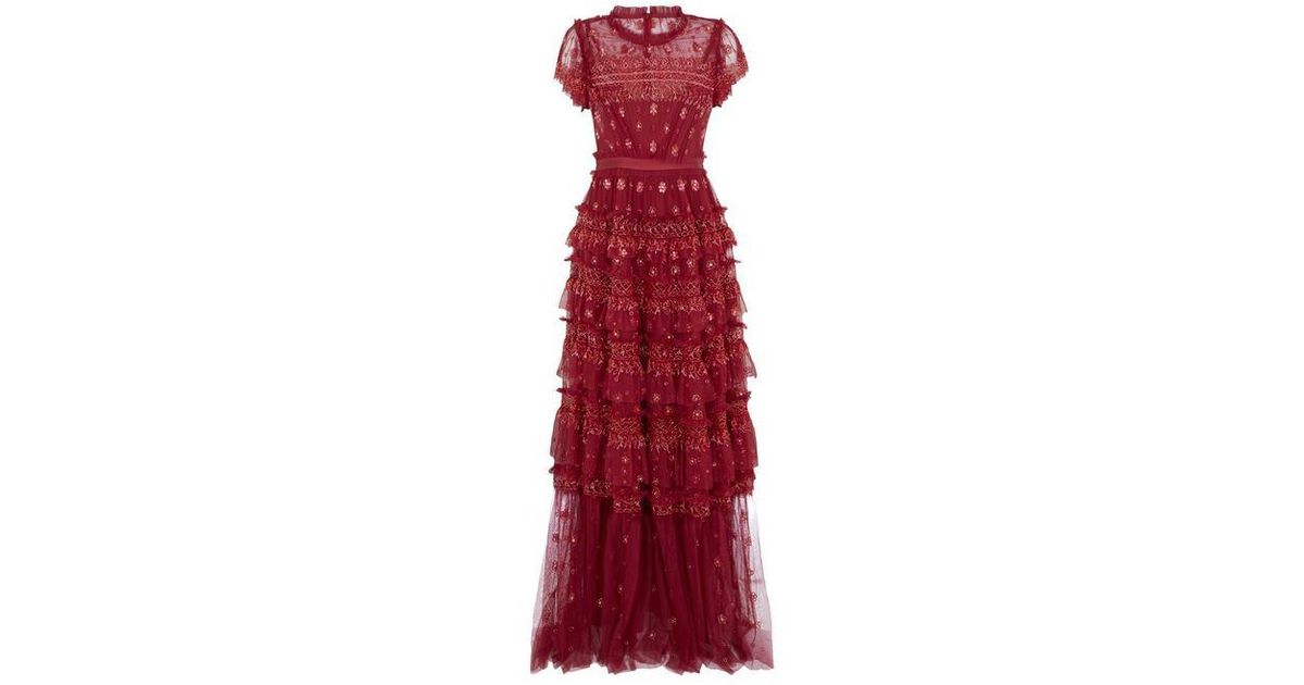 Thread Tulle Andromeda Maxi-dress 