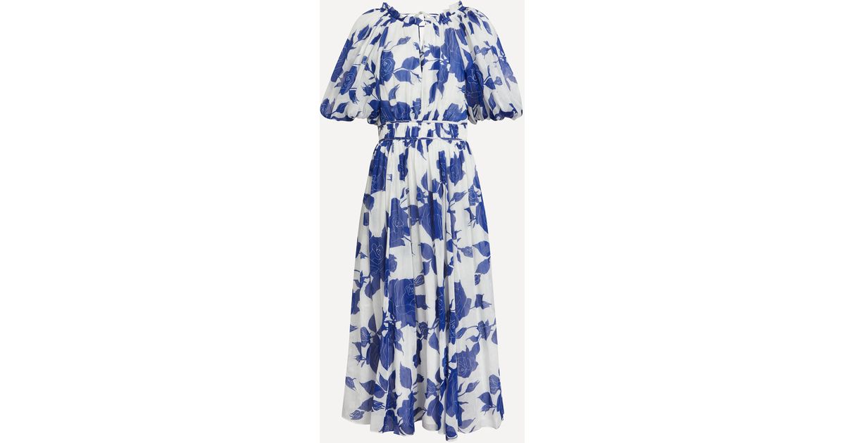 【Aje.】Elysium Blouson Midi Dress フローラル ミディドレス Aje Elysium Blouson Midi Dress | Liberty