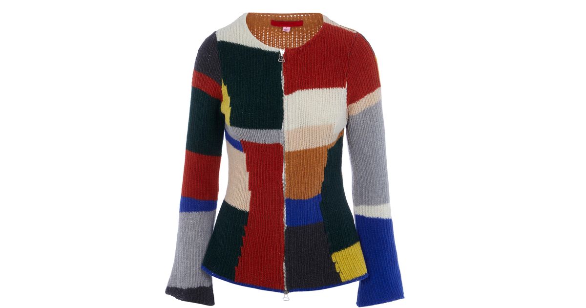 eckhaus latta brickwork cardigan