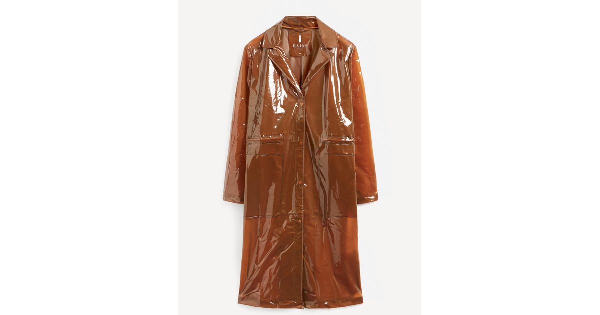 Rains Transparent String Overcoat in 