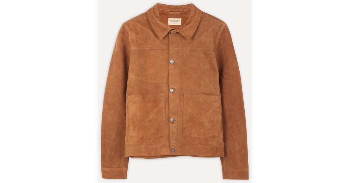 Nudie Jeans Dante Nubuck Leather Jacket 