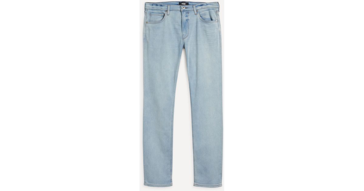 PAIGE Denim Federal Littleton Slim-straight Jeans in Blue for Men | Lyst