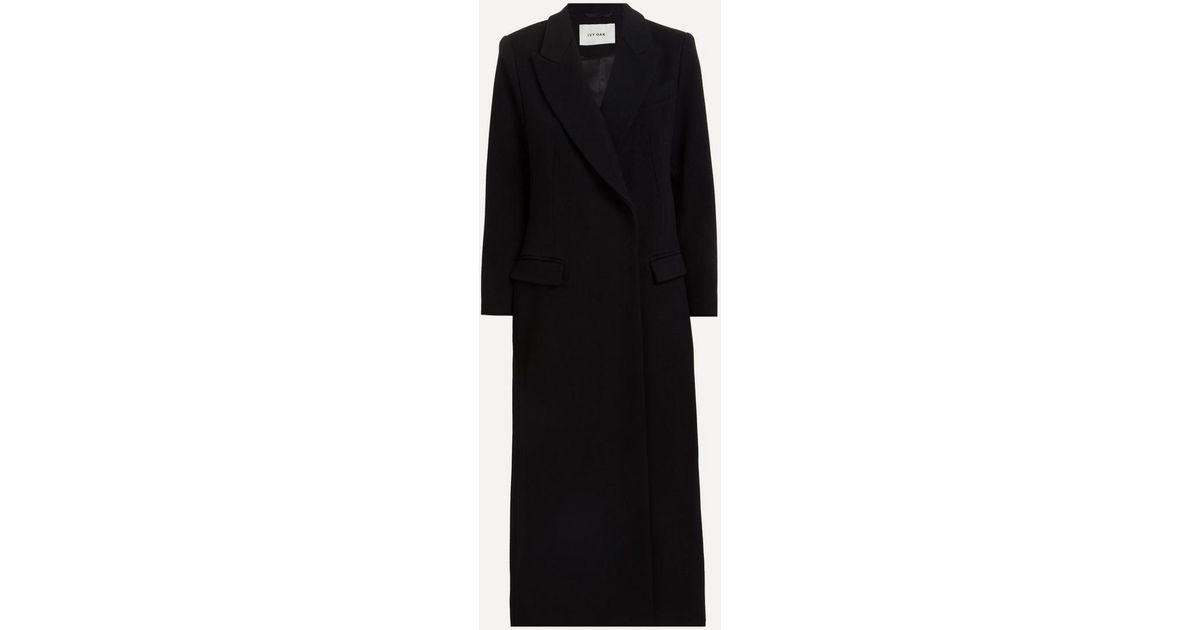 Ivy Oak IVY OAK Anthracite grey wool overcoat main image 0