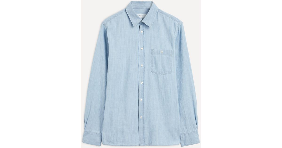 officine generale chambray shirt