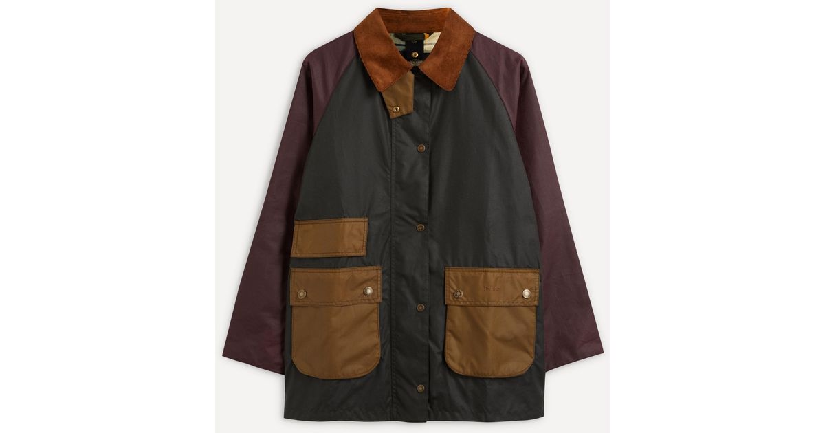 Barbour Cotton Luss Colour-block Wax 