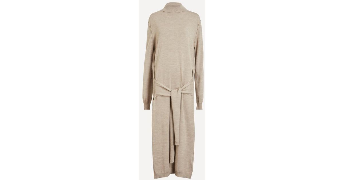 Lemaire Women's Trompe Loeil Midi Dress Brown main image 1