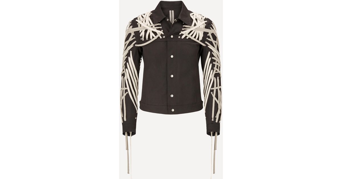 rick owens mega lace jacket