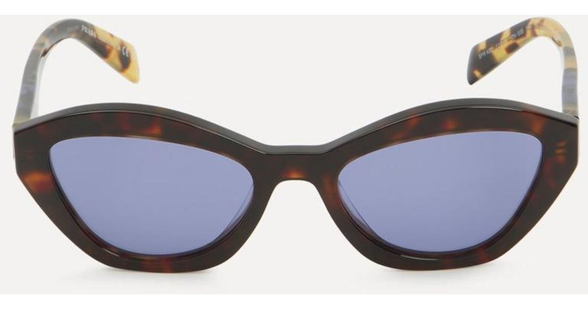 Prada Angular Cat Eye Acetate Sunglasses Lyst UK