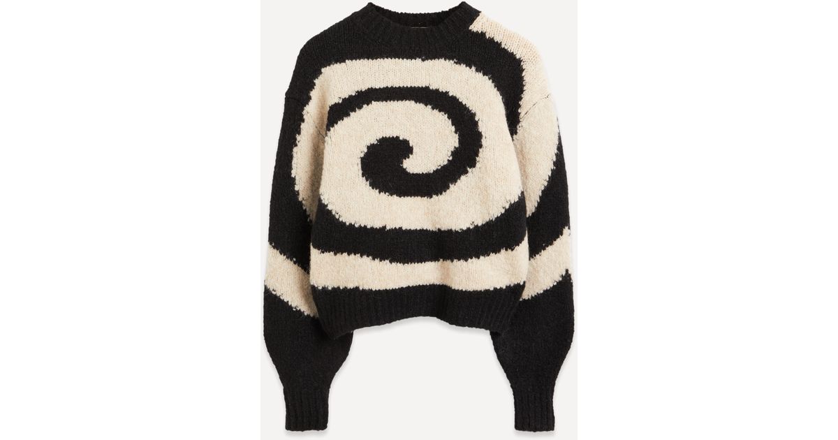 Paloma Wool Twister Swirl Intarsia Knit Jumper in Green | Lyst Paloma Wool Twister Swirl Intarsia Knit Jumper in Green | Lyst