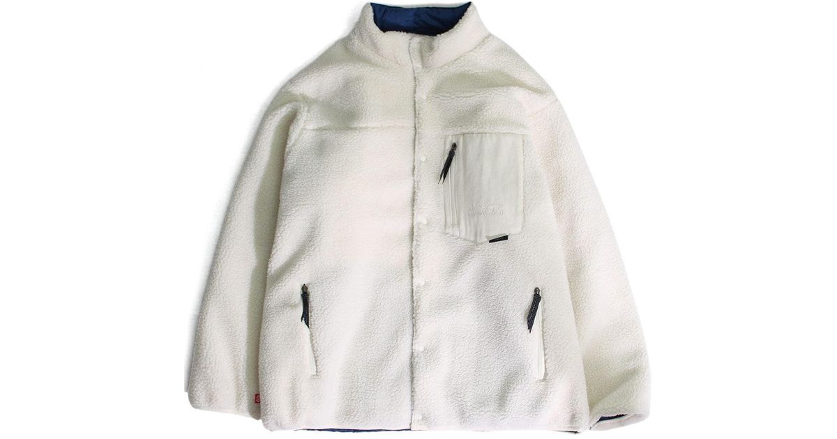Manastash Taion Fleece Down Jacket in Gray for Men | Lyst