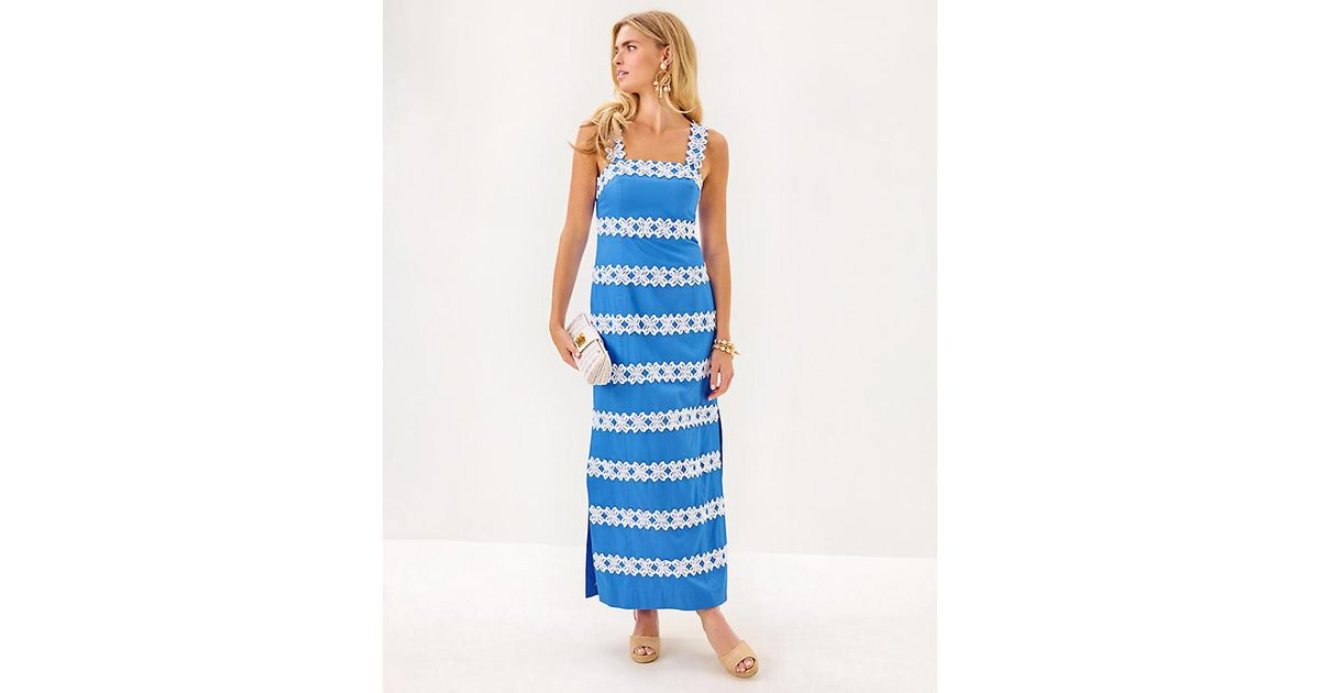 white christmas dresses Aster Crochet Maxi Dress main image 0