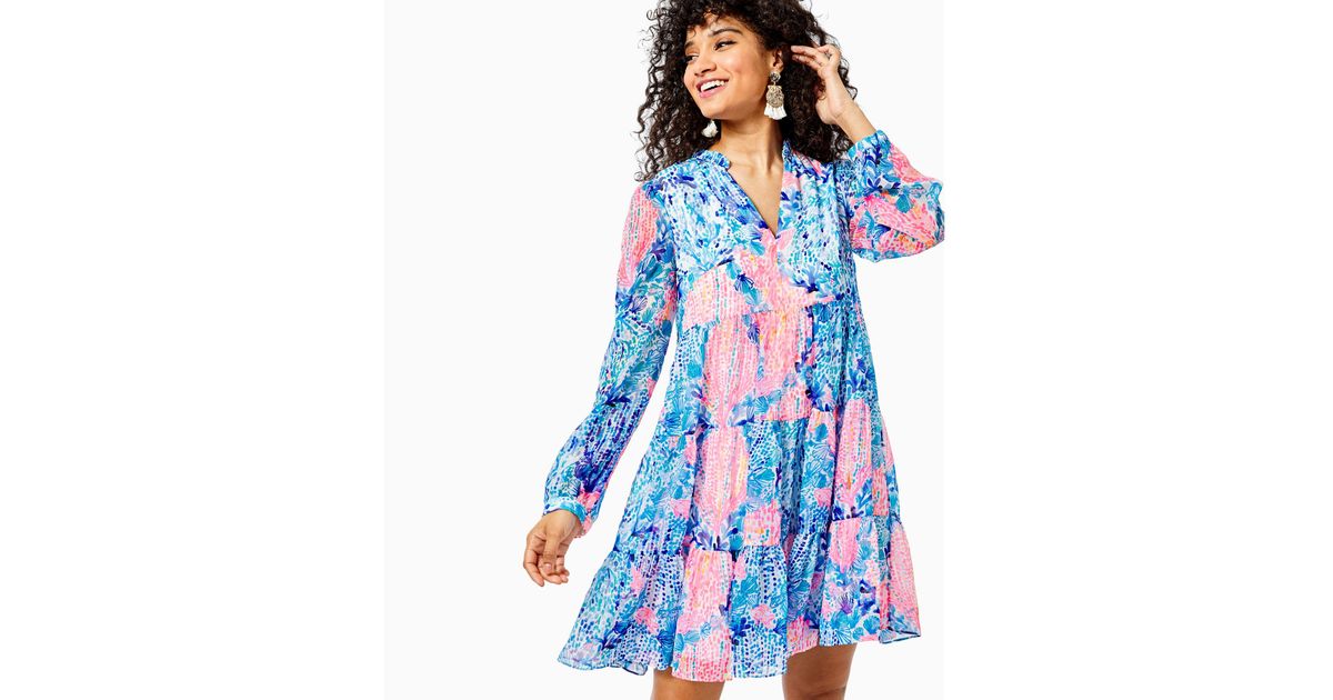 Lilly Pulitzer Sarita Swing Dress in Blue Lyst