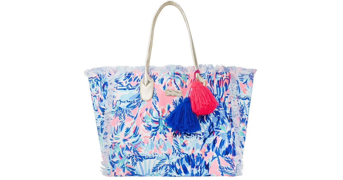lilly pulitzer beach tote