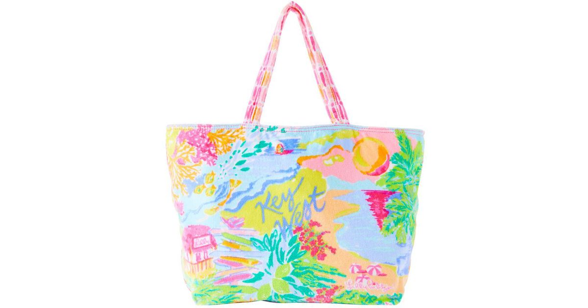 lilly pulitzer beach tote