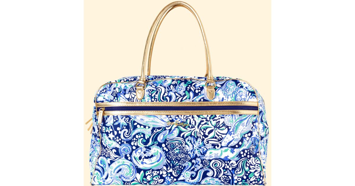 lilly pulitzer weekender bag