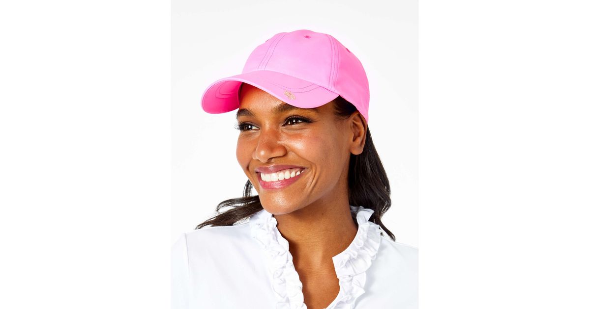 Lilly Pulitzer Solid Run Around Hat in 