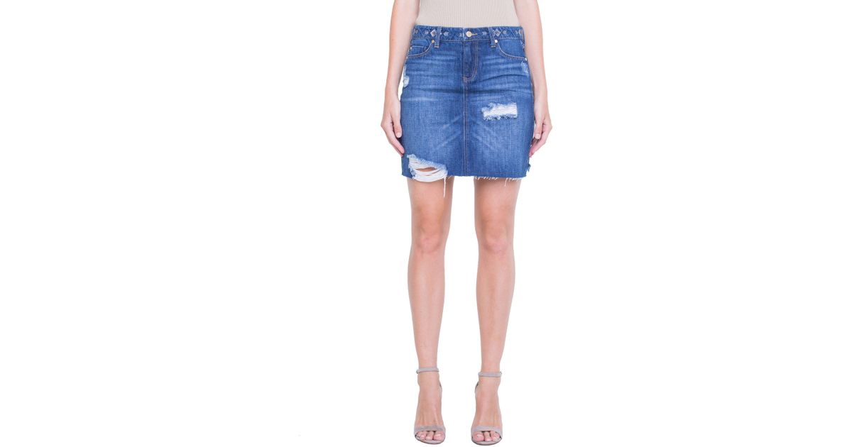 liverpool jean skirt
