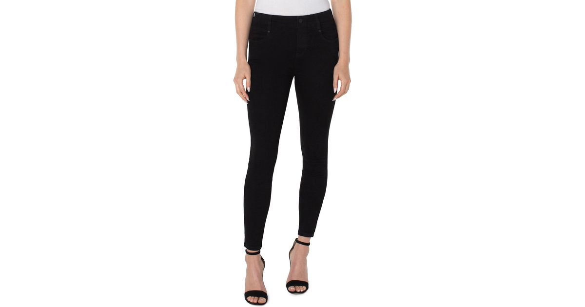 Liverpool Jeans Company The Gia Glider® Skinny Pull-on - Long in Black ...