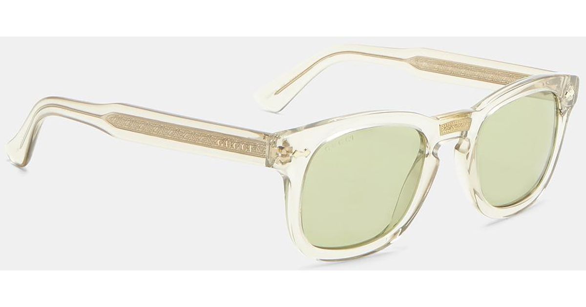 gucci transparent sunglasses