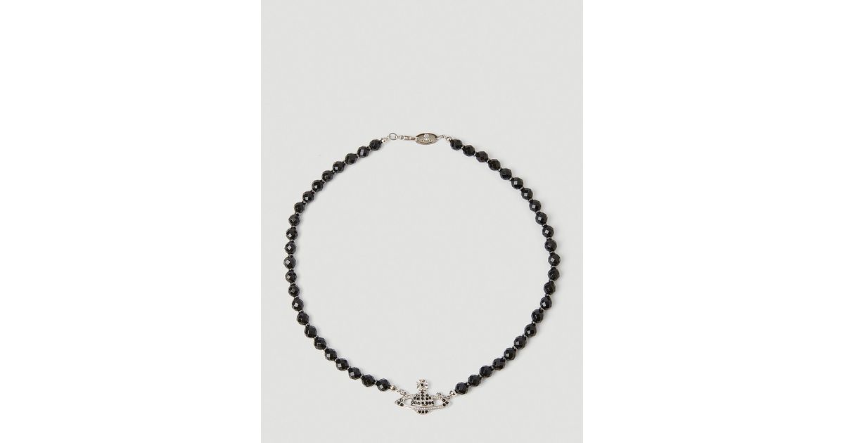 Vivienne Westwood Messaline Choker In Metallic Lyst 0646