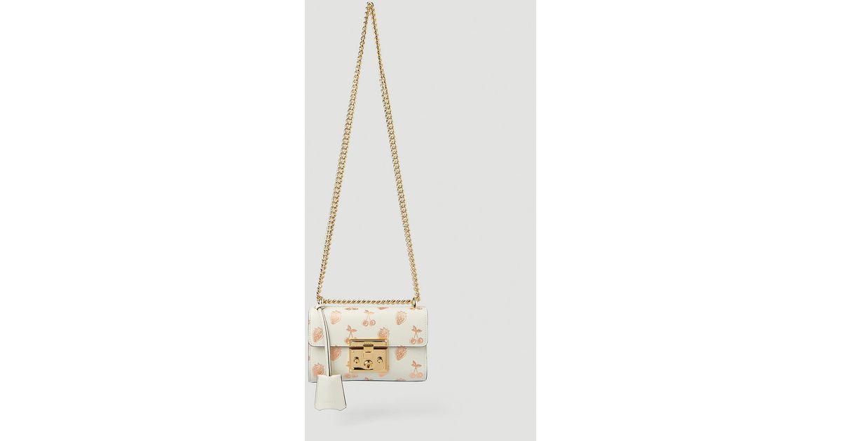 Gucci Berry Padlock Small Shoulder Bag in Natural Lyst