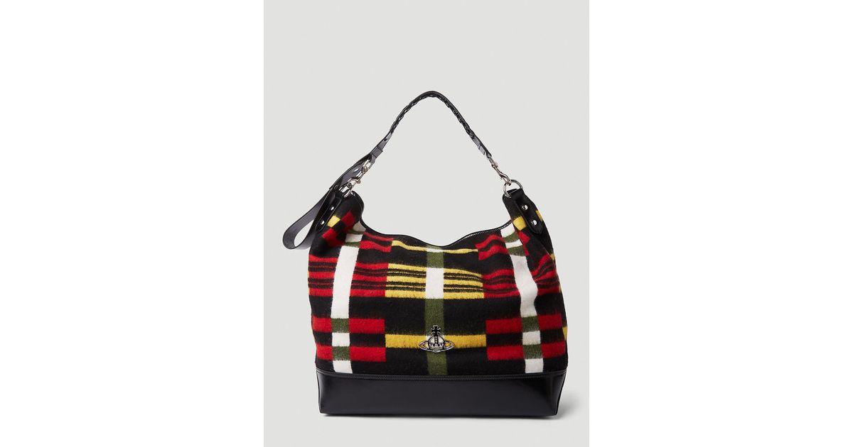 Vivienne Westwood Nancy Hobo Shoulder Bag in Red | Lyst