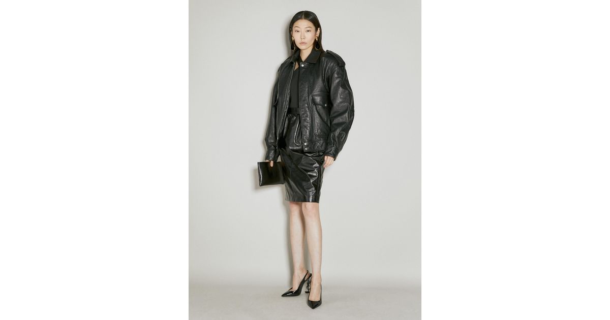 Chanel Leather Bomber
