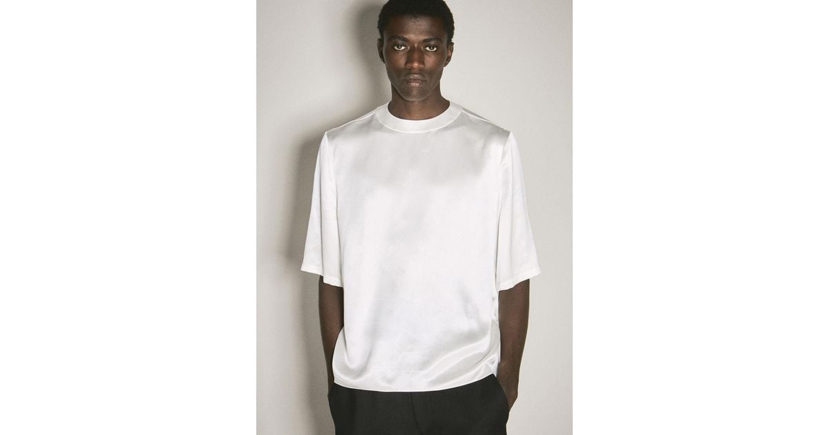 【関税&送料込】Saint Laurent T-shirts and Polos White Saint Laurent White Cotton Clothing T-shirts And Polos In