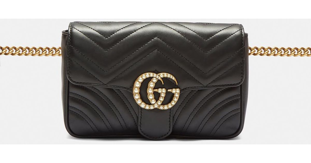 gucci pearl belt bag