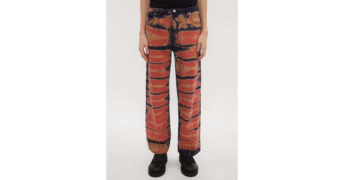 eckhaus latta shibori jeans