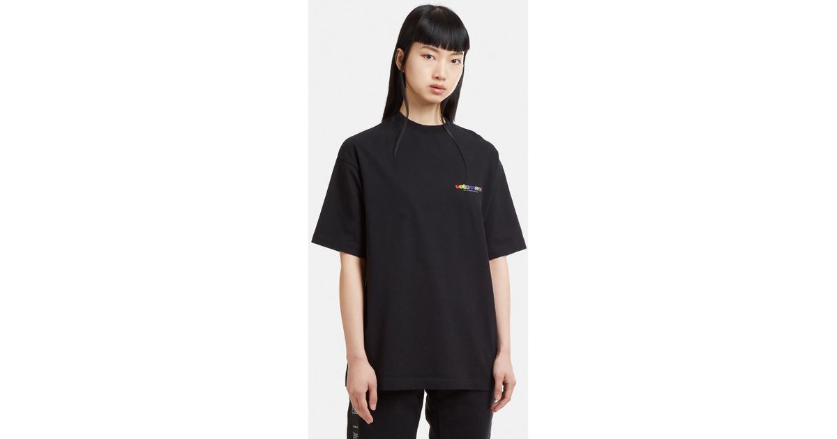 Vetements Die Regionalbahn T-shirt In Black | Lyst UK