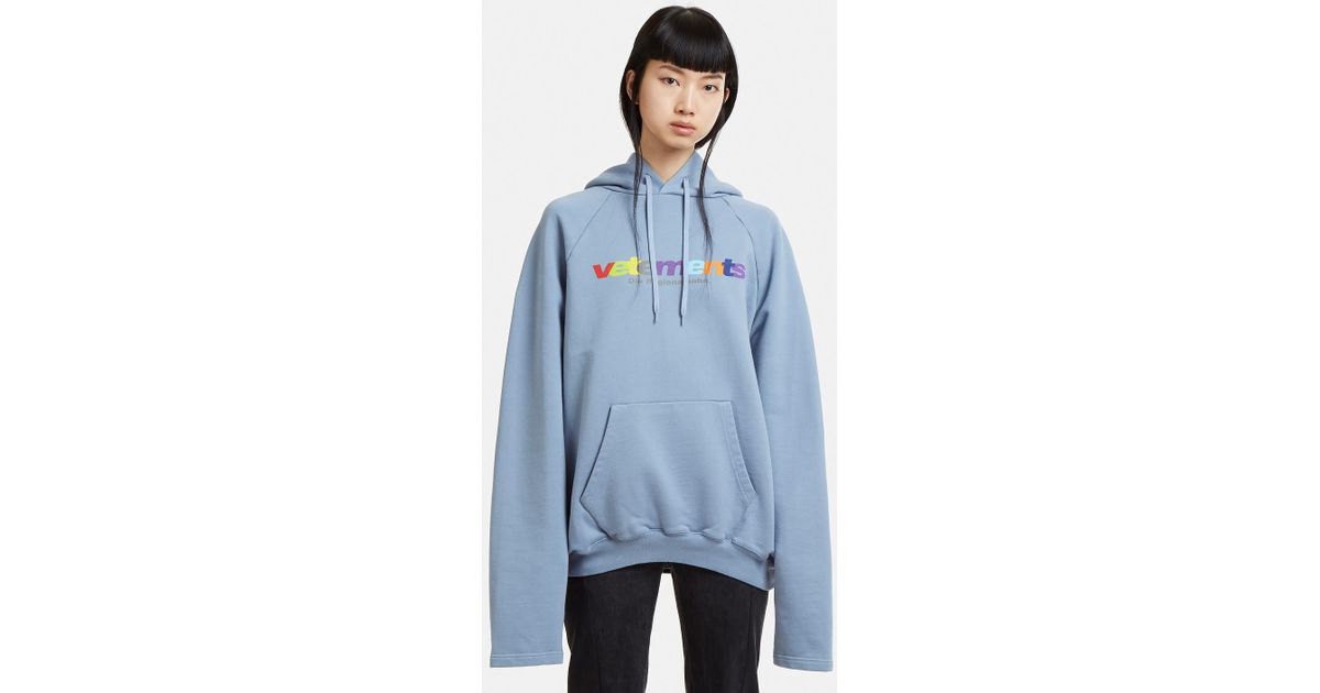 vetements die regionalbahn hoodie