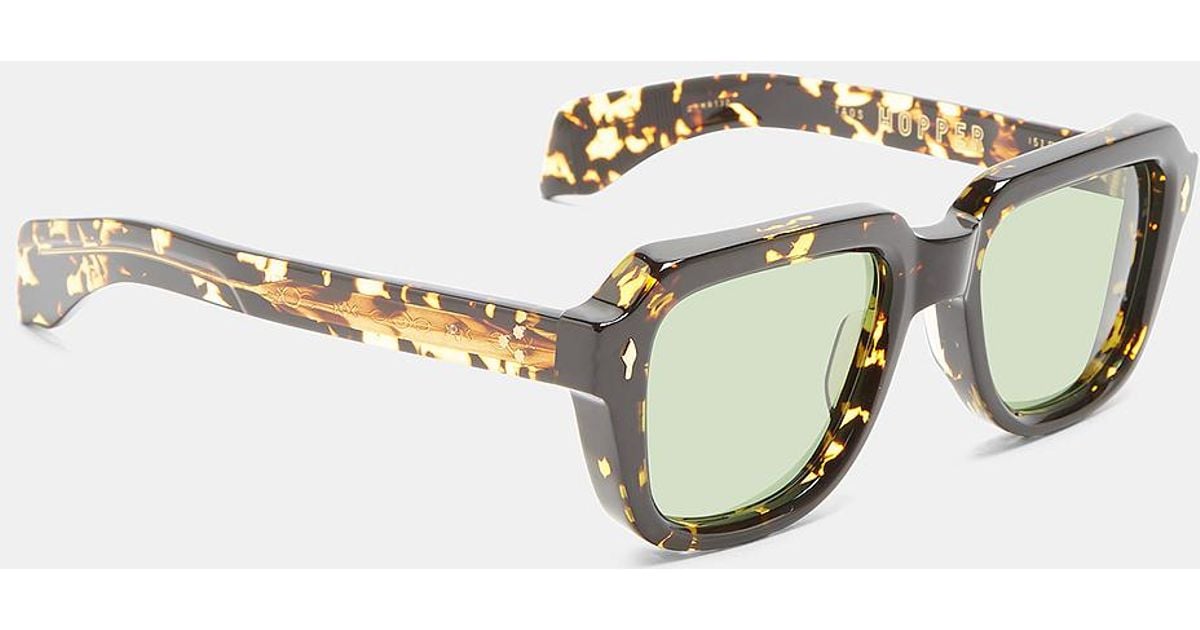 Jacques Marie Mage X Hopper Jmmrt72 Taos Sunglasses In Black Havana