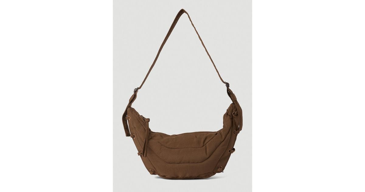 Lemaire Soft Game Small Shoulder Bag in Brown Lyst