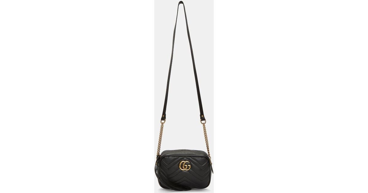 Gucci Women\u0027s Gg Marmont Matelassé Mini Bag In Black