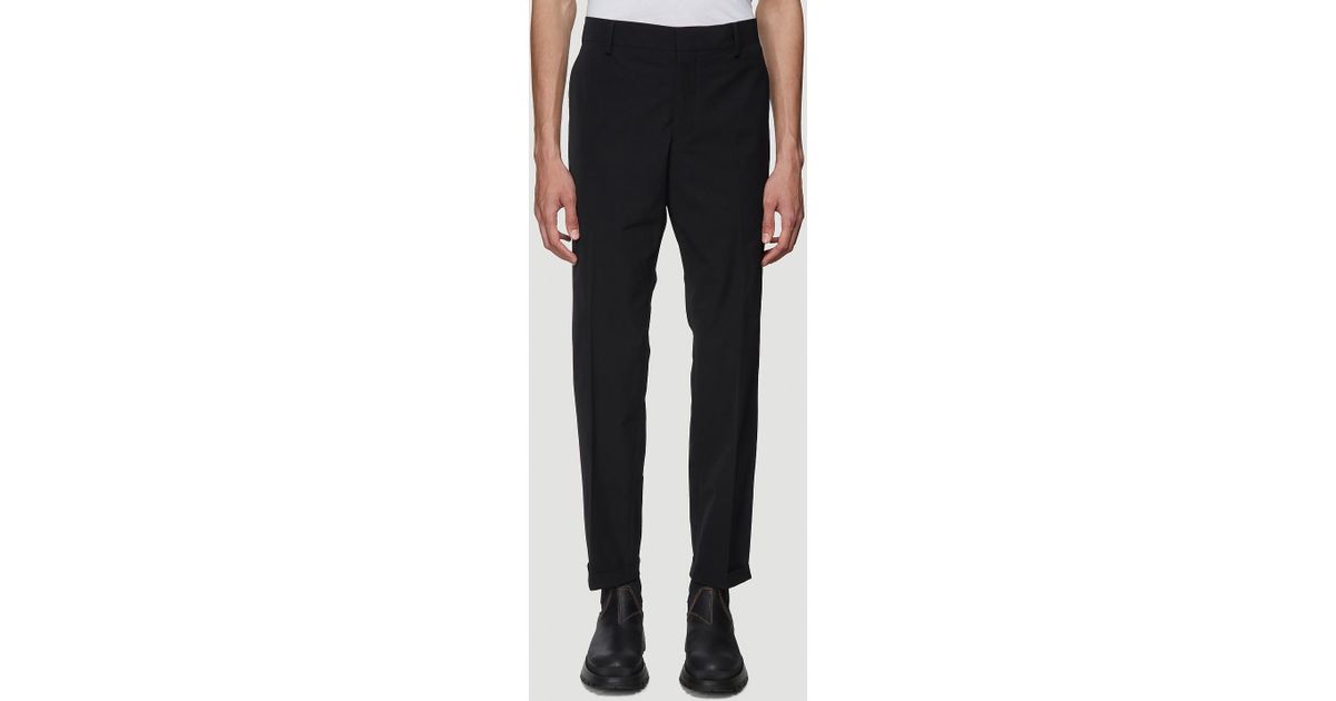 Prada Synthetic Technical Chino Pants In Black for Men - Lyst