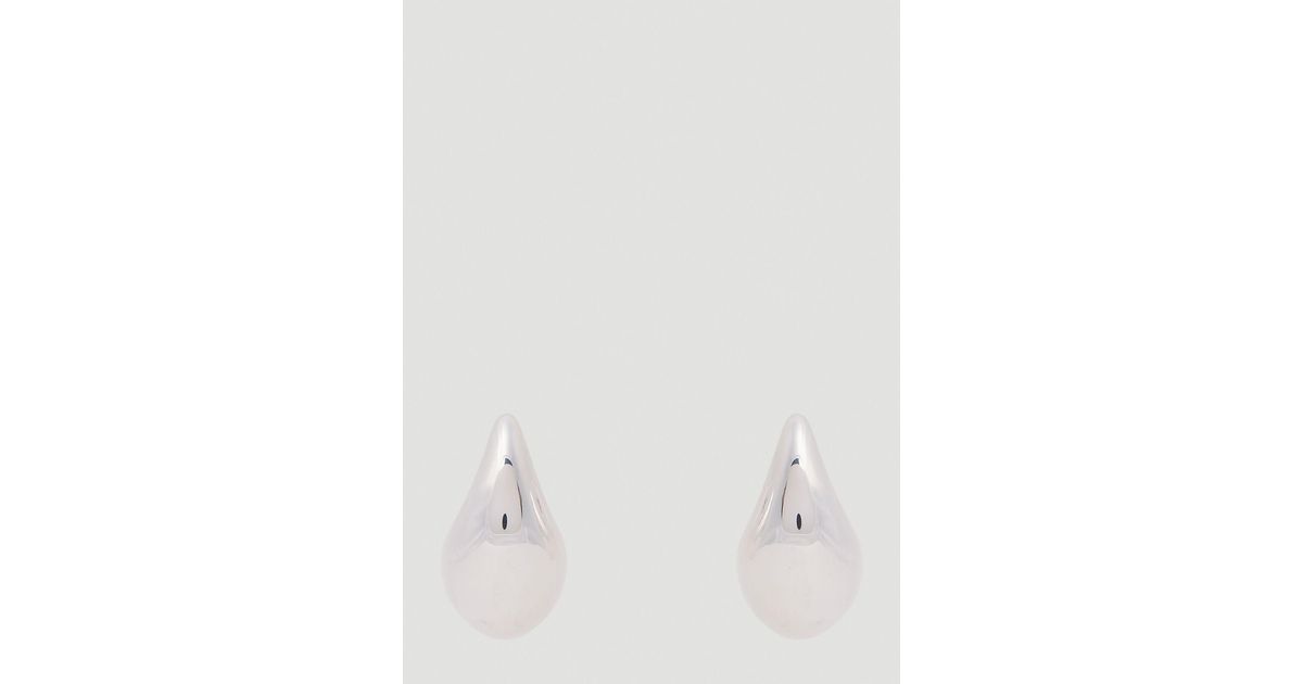 Bottega Drop Earrings in White Lyst
