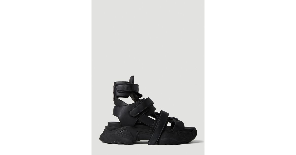 Vivienne Westwood Men's Black Romper Sandals