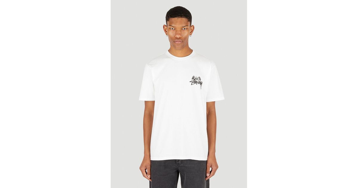 Stussy Angel T-shirt in White for Men | Lyst Australia