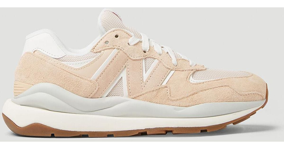 New Balance Leather 57/40 Vintage Rose Sneakers in Beige (Natural ...