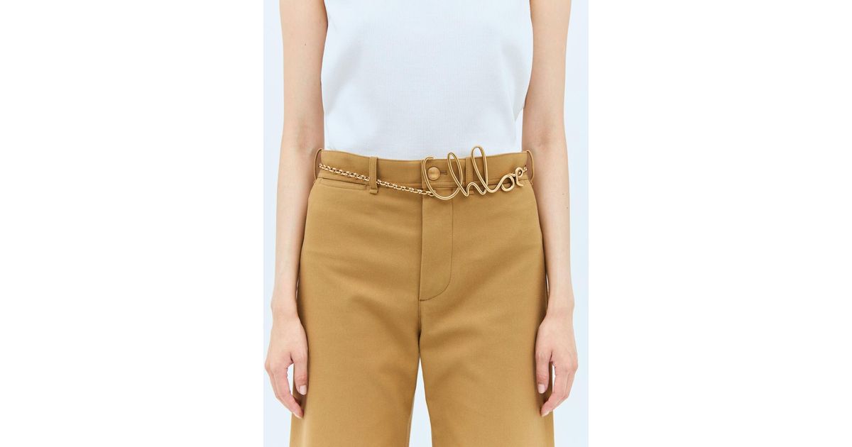 【関税＆送料込み】ChloAC The Iconic Small Belt Accessories Chloé The Chloé Iconic Small Belt in Black | Chloé US