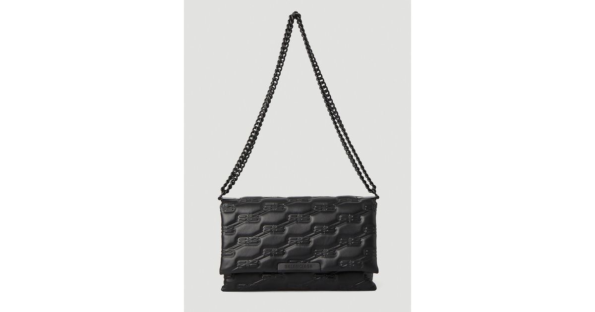 balenciaga small triplet chain strap shoulder bag