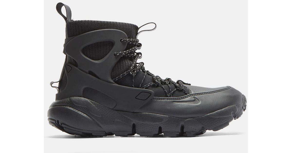 nike air footscape mid utility black